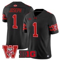 Men's Wisconsin Badgers Throwback Vapor Limited Jersey - All Stitched