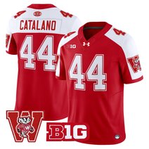 Men's Wisconsin Badgers Throwback Vapor Limited Jersey - All Stitched