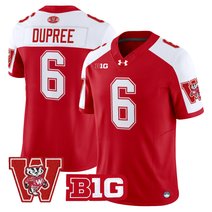 Men's Wisconsin Badgers Throwback Vapor Limited Jersey - All Stitched