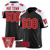 Men's Wisconsin Badgers Throwback Vapor Limited Jersey - All Stitched