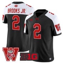 Men's Wisconsin Badgers Throwback Vapor Limited Jersey - All Stitched