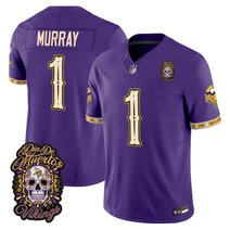 Men's Minnesota Vikings Día de los Muertos Vapor Limited Jersey - All Stitched