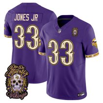 Men's Minnesota Vikings Día de los Muertos Vapor Limited Jersey - All Stitched