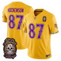 Men's Minnesota Vikings Día de los Muertos Vapor Limited Jersey - All Stitched