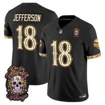 Men's Minnesota Vikings Día de los Muertos Vapor Limited Jersey - All Stitched