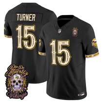 Men's Minnesota Vikings Día de los Muertos Vapor Limited Jersey - All Stitched