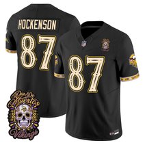 Men's Minnesota Vikings Día de los Muertos Vapor Limited Jersey - All Stitched