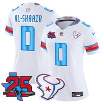 Women's Houston Texans 2026 "Rivalries" Vapor Limited Jersey - 25th Year Anniversary Patch - All Stitched