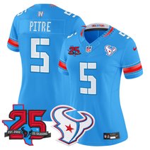 Women's Houston Texans 2026 "Rivalries" Vapor Limited Jersey - 25th Year Anniversary Patch - All Stitched