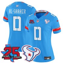 Women's Houston Texans 2026 "Rivalries" Vapor Limited Jersey - 25th Year Anniversary Patch - All Stitched