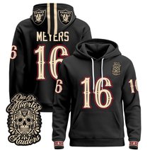 Men's Las Vegas Raiders Día de los Muertos Premium Pullover Hoodie - All Stitched
