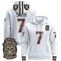 Men's Las Vegas Raiders Día de los Muertos Premium Pullover Hoodie - All Stitched