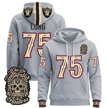 Men's Las Vegas Raiders Día de los Muertos Premium Pullover Hoodie - All Stitched