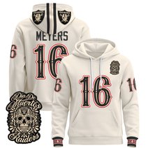 Men's Las Vegas Raiders Día de los Muertos Premium Pullover Hoodie - All Stitched