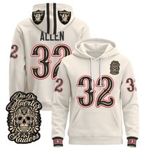 Men's Las Vegas Raiders Día de los Muertos Premium Pullover Hoodie - All Stitched