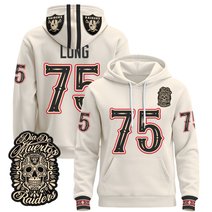 Men's Las Vegas Raiders Día de los Muertos Premium Pullover Hoodie - All Stitched