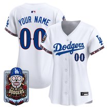Los Angeles Dodgers Día de los Muertos Vapor Premier Limited Custom Jersey - Stitched