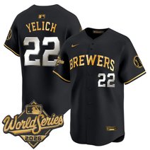 Men's Milwaukee Brewers 2026 World Series Vapor Premier Limited Jersey - All Stitched