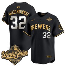 Men's Milwaukee Brewers 2026 World Series Vapor Premier Limited Jersey V2 - All Stitched