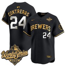 Men's Milwaukee Brewers 2026 World Series Vapor Premier Limited Jersey V2 - All Stitched