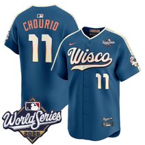 Men's Milwaukee Brewers 2026 World Series Vapor Premier Limited Jersey V2 - All Stitched