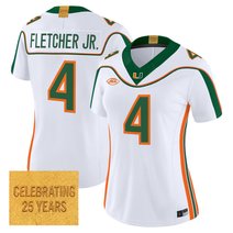 Women's Miami Hurricanes 2001 Throwback Vapor Limited Jersey - All Stitched
