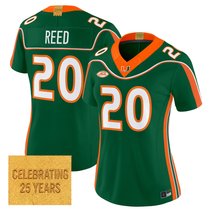 Women's Miami Hurricanes 2001 Throwback Vapor Limited Jersey - All Stitched