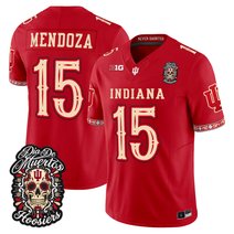 Men's Indiana Hoosiers Día de los Muertos Vapor Limited Jersey - All Stitched