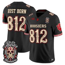 Men's Indiana Hoosiers Día de los Muertos Vapor Limited Jersey - All Stitched