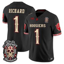Men's Indiana Hoosiers Día de los Muertos Vapor Limited Jersey - All Stitched