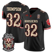 Men's Indiana Hoosiers Día de los Muertos Vapor Limited Jersey - All Stitched