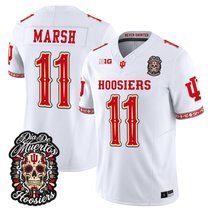 Men's Indiana Hoosiers Día de los Muertos Vapor Limited Jersey - All Stitched