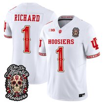 Men's Indiana Hoosiers Día de los Muertos Vapor Limited Jersey - All Stitched