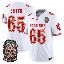 Men's Indiana Hoosiers Día de los Muertos Vapor Limited Jersey - All Stitched