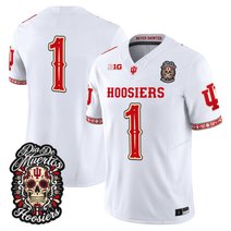 Men's Indiana Hoosiers Día de los Muertos Vapor Limited Jersey - All Stitched