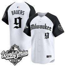 Men's Milwaukee Brewers 2026 World Series Vapor Premier Limited Jersey - Gothic Edition - All Stitched