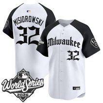 Men's Milwaukee Brewers 2026 World Series Vapor Premier Limited Jersey - Gothic Edition - All Stitched