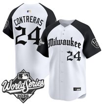 Men's Milwaukee Brewers 2026 World Series Vapor Premier Limited Jersey - Gothic Edition - All Stitched
