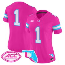 Women's Miami Hurricanes Vice City Vapor Limited Jersey - All Stitched