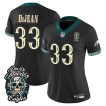 Women's Philadelphia Eagles Día de los Muertos Vapor Limited Jersey - All Stitched