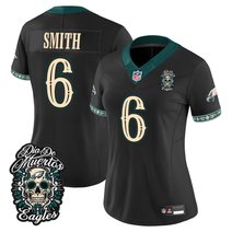 Women's Philadelphia Eagles Día de los Muertos Vapor Limited Jersey - All Stitched