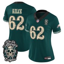 Women's Philadelphia Eagles Día de los Muertos Vapor Limited Jersey - All Stitched