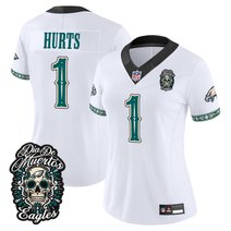 Women's Philadelphia Eagles Día de los Muertos Vapor Limited Jersey - All Stitched