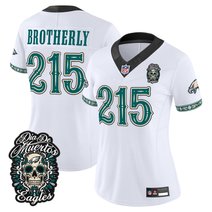 Women's Philadelphia Eagles Día de los Muertos Vapor Limited Jersey - All Stitched