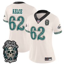 Women's Philadelphia Eagles Día de los Muertos Vapor Limited Jersey - All Stitched