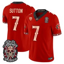 Men's San Diego State Aztecs Día de los Muertos Vapor Limited Jersey - All Stitched