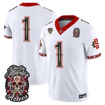 Men's San Diego State Aztecs Día de los Muertos Vapor Limited Jersey - All Stitched