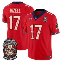 Men's Arizona Wildcats Día de los Muertos Vapor Limited Jersey - All Stitched