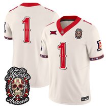 Men's Arizona Wildcats Día de los Muertos Vapor Limited Jersey - All Stitched