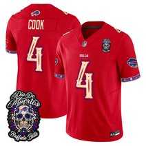 Men's Buffalo Bills Día de los Muertos Vapor Limited Jersey - All Stitched